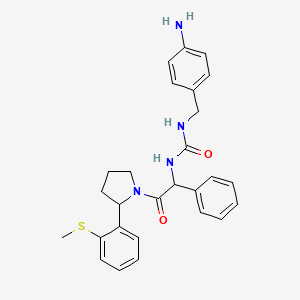 Структурная формула Cyclophilin inhibitor C31, формула C27H30N4O2S