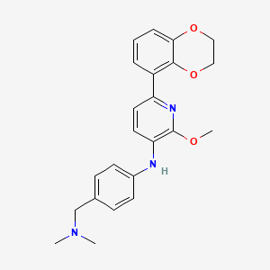 Структурная формула RAS inhibitor Abd-7, CAS 2351843-48-4, формула C23H25N3O3