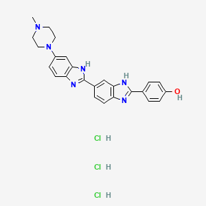 Структурная формула BXI-72, CAS 23491-45-4, формула C25H27Cl3N6O
