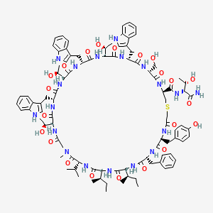 Структурная формула NTCP binder peptide WD1, формула C95H125N19O22S