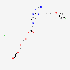 Структурная формула GMX-1777 chloride, CAS 432037-57-5, формула C30H43Cl2N5O8