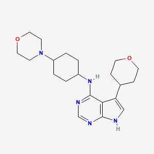 Структурная формула IRAK4-IN-28, CAS 2196204-23-4, формула C21H31N5O2
