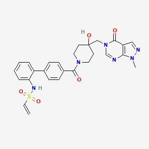 Структурная формула FT-827, CAS 1959537-86-0, формула C27H28N6O5S