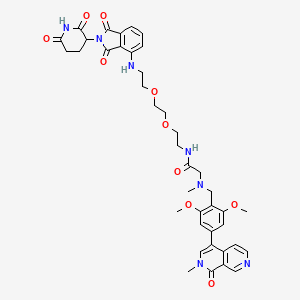 Структурная формула dBRD9, CAS 2170679-45-3, формула C40H45N7O10