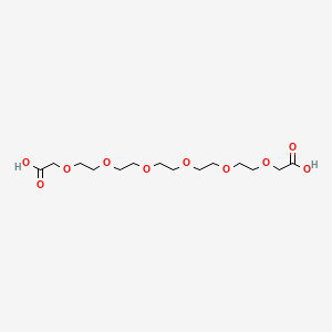 Структурная формула Bis-PEG6-acid, CAS 77855-76-6, формула C14H26O10