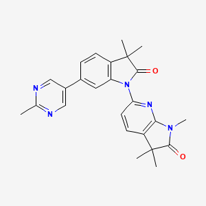 Структурная формула ENT1-IN-39, CAS 2097508-70-6, формула C25H25N5O2