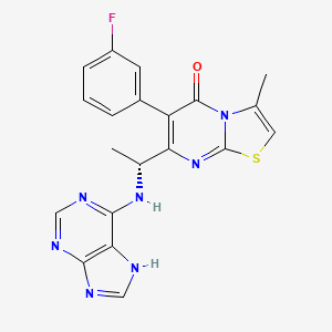 Структурная формула INCB040093, CAS 1262440-25-4, формула C20H16FN7Os