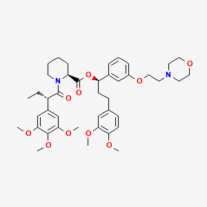Структурная формула Shield-1, CAS 914805-33-7, формула C42H56N2O10