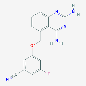 Структурная формула PF-DcpSi, CAS 2092917-19-4, формула C16H12FN5O