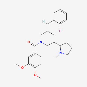 Структурная формула VUF11403, CAS 1378524-61-8, формула C26H33FN2O3