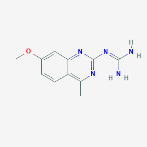 Структурная формула MPO-IN-28, CAS 37836-90-1, формула C11H13N5O
