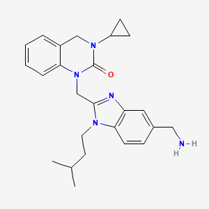 Структурная формула AZD-4316, CAS 1243324-08-4, формула C25H31N5O