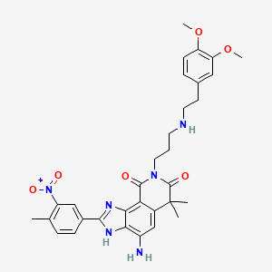 Структурная формула BI Compound D, CAS 851658-10-1, формула C32H36N6O6
