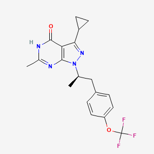 Структурная формула PDM-631, CAS 2095312-08-4, формула C19H19F3N4O2
