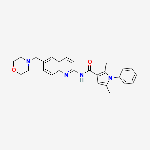 Структурная формула VU-WS113, CAS 1415921-09-3, формула C27H28N4O2