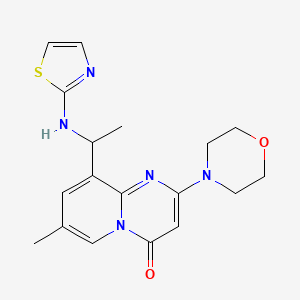 Структурная формула BL-140, CAS 663620-66-4, формула C18H21N5O2S