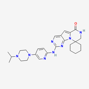 Структурная формула G1T38, CAS 1628256-23-4, формула C26H34N8O