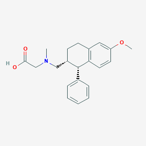 Структурная формула Org 25935, CAS 949588-40-3, формула C21H25NO3.HCl