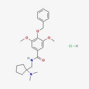 Структурная формула Org 25543, CAS 495076-64-7, формула C24H33ClN2O4