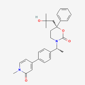 Структурная формула BI 135585, CAS 1114561-85-1, формула C28H32N2O4