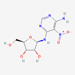 Структурная формула Clitocine, CAS 105798-74-1, формула C9H13N5O6