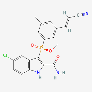Структурная формула IDX899, CAS 1018450-26-4