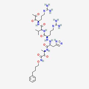Структурная формула GlpG inhibitor 11, формула C39H62N14O8