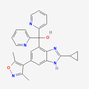 Структурная формула Alobresib (GS-5829), CAS 1637771-14-2