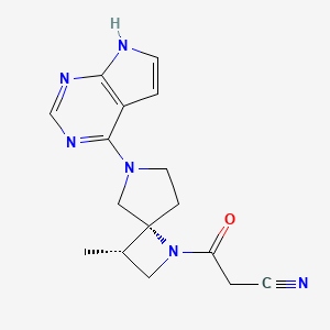 Структурная формула Delgocitinib, CAS 1263774-59-9, формула C16H18N6O