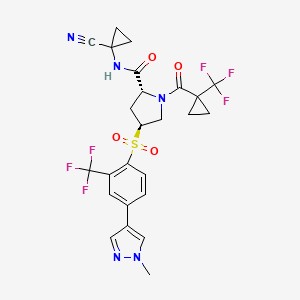 Структурная формула Petesicatib, CAS 1252637-35-6