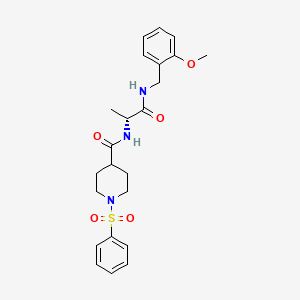 Структурная формула BC-1382, CAS 1013753-99-5, формула C23H29N3O5S