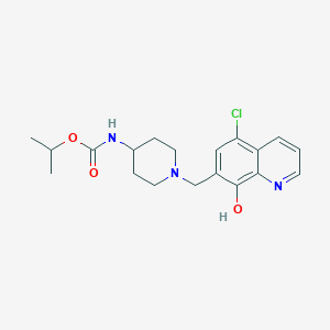 Структурная формула ML418, CAS 1928763-08-9, формула C19H24ClN3O3