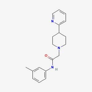 Структурная формула A-412997, CAS 1347744-96-0, формула C19H25Cl2N3O