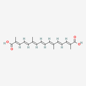 Структурная формула Transcrocetin, CAS 27876-94-4, формула C20H24O4