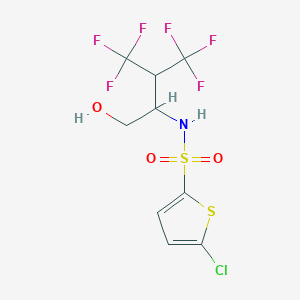 Структурная формула Begacestat (GSI-953), CAS 769169-27-9, формула C9H8ClF6NO3S2