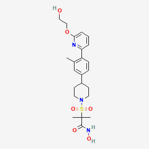Структурная формула MMP3 inhibitor 1, CAS 312930-75-9, формула C23H31N3O6S