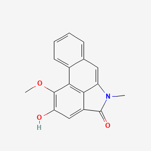 Структурная формула Sauristolactam (Saurolactam), CAS 128533-02-8, формула C17H13NO3
