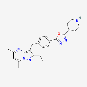 Структурная формула GPR4 antagonist 3(NE 52-QQ57 ), CAS 1401728-56-0, формула C24H28N6O