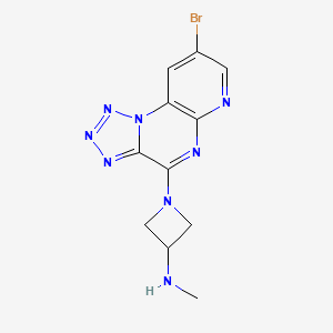 Структурная формула H4R antagonist 1, CAS 1429375-54-1, формула C11H11BrN8