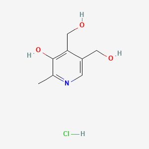 Структурная формула Pyridoxine hydrochloride, CAS 58-56-0, формула C8H12ClNO3