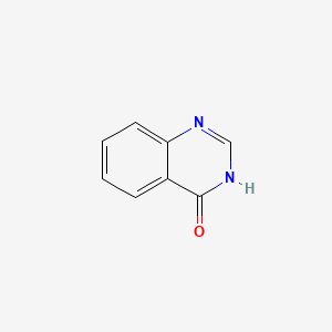 Структурная формула 4-Hydroxyquinazoline;Quinazolin-4-ol, 4-Quinazolinol, CAS 491-36-1, формула C8H6N2O
