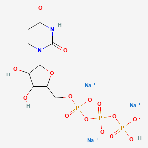 Структурная формула UTP, Trisodium Salt, CAS 19817-92-6, формула C9H15N2O15P3.3Na