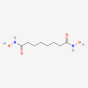 Структурная формула Suberohydroxamic acid;suberic bishydroxamic acid, CAS 38937-66-5, формула C8H16N2O4