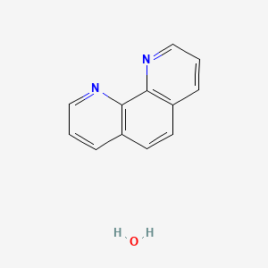 Структурная формула 1, 10-Phenanthroline monohydrate;Phenanthroline monohydrate, CAS 5144-89-8, формула C12H8N2.H2O