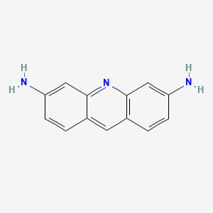 Структурная формула Proflavine;3,6-Diaminoacridine, CAS 92-62-6, формула C13H11N3