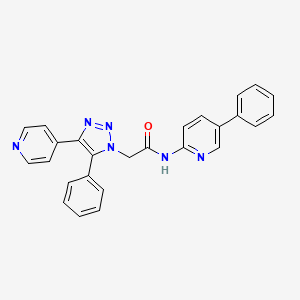 Структурная формула IWP-O1, CAS 2074607-48-8, формула C26H20N6O
