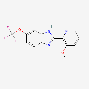 Структурная формула AI-10-104, CAS 1881276-00-1, формула C14H10F3N3O2