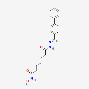 Структурная формула Crebinostat, CAS 1092061-61-4, формула C20H23N3O3