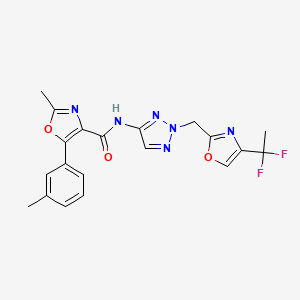 Структурная формула ACT-389949, CAS 1258417-54-7, формула C20H18F2N6O3
