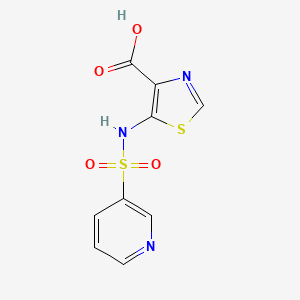 Структурная формула ANT431, CAS 1639972-90-9, формула C9H7N3O4S2